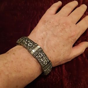 Crystal Bangle Bracelet (15mm)